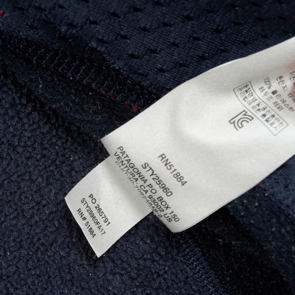 Patagonia Men’s Performance Better Sweater Hoody Blue/Navy Red Zippers Size M - Picture 10 of 12
